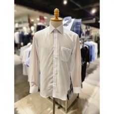 로베르따 여름용 모달 도비 스트라이프 일반핏 화이트 긴소매 셔츠 RA5-902-1 백화점 아울렛 (4406063)