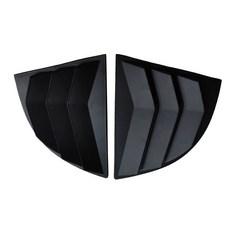 실외기실 루버창 혼다 시빅 세단 8th 2006-2010 자동차 후면 루버 창 사이드 셔터 커버 트림 스티커 벤트, 03 Matte Black