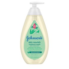 Johnson's Baby 피부 영양 수분 베이비 바디 워시 20.3온스 티어 프리, 알로에베라, 20.3 Fl Oz (Pack of 1), 1개