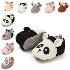 Meckior Save Beautifu Cute Cartoon Infant Unise Baby Warm Cotton AntiSip Soft Soe First Wakers Shoe