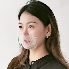 마스크가드 지지대 숨쉬기 편한 화장번짐 방지 위생적인 얼굴보호대, 단품