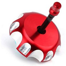 DOS ON DOSON Gas Fuel Tank Cap CNC Red With Breather Valve Aluminum Fo