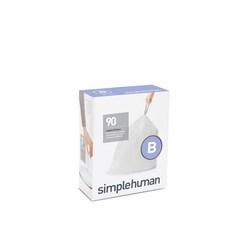 simplehuman 코드 B 완벽한 맞는 쓰레기 봉투 6L 90 가방 CW0251 []