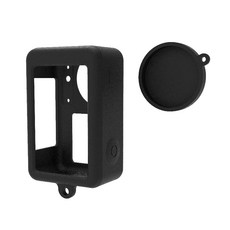 Osmo Action 3 카메라 보호 케이스 방진 커버 파우치 카메라 렌즈 보호 캡 액세서리, 검은 색, 검은 색, 1개