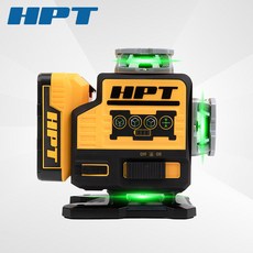 HPT 충전 레이저 레벨기 HL-4DG 그린 4D 12V 디월트 배터리호환