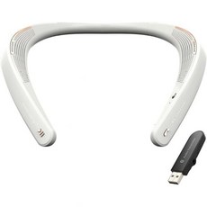 My Theater 웨어러블 넥밴드 블루투스 스피커 EM-W100UWH, 기본