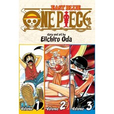 (영문도서) One Piece (Omnibus Edition) Vol. 1: Includes Vols. 1 2 & 3 Paperback, Viz Media, English, 9781421536255