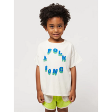 [BOBO CHOSES] 보보쇼즈 24SS 키즈 반팔 티셔츠 A Folk Song T-shirt 124AC002