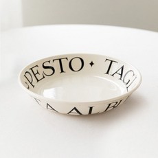 엠마브릿지워터 엠마브릿지워터 토스트앤마멀레이드 블랙토스트 스몰 파스타볼 21cm X436, 1개