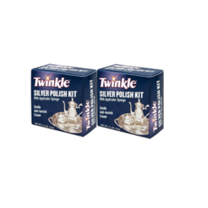 Twinkle 트윈클 실버 폴리쉬 키트 124g 2팩 Silver Polish Kit 2Pack