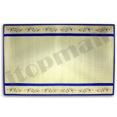 베트남산 왕골 돗자리(날개) 1인용 100x190cm미끄럼 방지 시원한 여름 자리, 단품