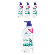 헤드앤숄더 가려운 두피 케어 샴푸 유칼립투스향, 550ml, 4개