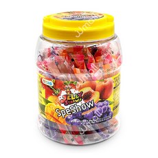 젤리스트로우 대용량 어쏘티드 4가지맛 (딸기+망고+복숭아+포도), 1세트, 1.254kg