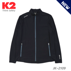 K2 Safety 냉감스판자켓 JK-2109워크웨어 춘하점퍼 검정 봄 여름 사계절 작업복