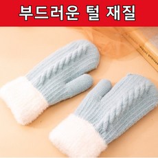 윤진 겨울 남녀공용 스노우보드 스키 벙어리장갑 방한 등산 1개