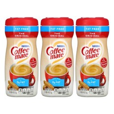네슬레 커피메이트 파우더 커피 크리머 무지방 팻 프리 오리지널 453g x3통, 1개입, 3개