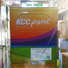 KCC페인트 UV425(F)-9000 18L 우레탄바니쉬 투명 무광 목재용 니스