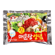 진조미식품 매운탕양념 60g 매운탕 생선찌개 국물 양념 해물탕 소스 소분