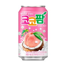 해태 코코팜 피치핑크 복숭아, 340mlx24캔x2박스, 340ml