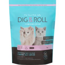 디그앤롤 핑크젤리 고양이 모래, 7kg, 1개, 은은한향