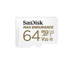 샌디스크코리아 공식인증정품 마이크로SD 카드 SDXC MAX Endurance 맥스엔듀런스 블랙박스 CCTV QQVR 64GB