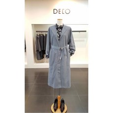 데코 [데코] W몰 스웨이드 벨트 롱 자켓 DCJKA1105