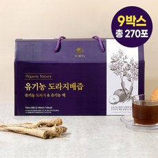 일등네이처 유기농 자연 도라지배즙 배도라지즙, 2.1L, 9개