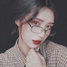 블루라이트차단 패션 검정 골드 실버 안경테 남녀공용 가벼운 스퀘어 사각 금테 안경