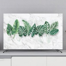 tv 가리개 텔레비전 모니터 LCD 화면 커버 덮개 업 그레 이드 TV 커버 먼지 방진 천 55 인, 07 05_04 45-48inch 110x65cm