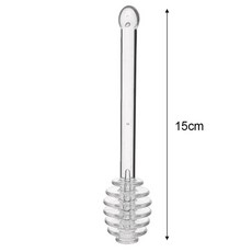 꿀 젓는 막대 긴 손잡이 항아리 스푼 플라스틱 디퍼 밀크티 스틱, 1개, 3.B-1PC