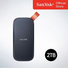 샌디스크코리아 공식수입품 외장SSD 휴대용 포터블 Portable SSD E30 2TB 800mb/s