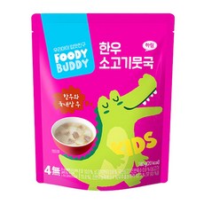 푸디버디 한우 소고기뭇국, 180g, 7개 - 아기동결건조국