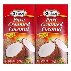 그레이스 클래식 퓨어 크림 코코넛 170g 2팩 GRACE Classic PURE CREAMED COCONUT, 2개