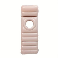 1개의 팽창식 임산부 베개 다색 PVC 소재 임산부를 위한 편안함과 지지력 발렌타인 데이 여성의 날 어머니의 추수감사절 크리스마스 새해 축하에 이상적, 02-베이지