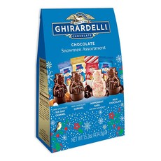 기라델리 스노우맨 눈사람 초콜렛 4종 434.5g 초콜릿 크리스마스 Ghiradelli Snowman Chocolate Assortment, 1개