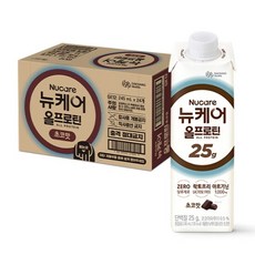 (본사직영) 뉴케어 올프로틴 초코맛 (245mlx24팩) 1박스, 24개, 245ml