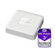 티피링크 VIGI NVR1104H-4P＋3TB HDD 4채널 POE NVR 녹화기 세트, 1개 - 4채널nvr