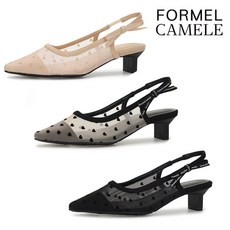 포멜카멜레 FORMEL CAMELE 하트망사 슬링백 4CM 3종 택1 FKG1F1SG316 298688