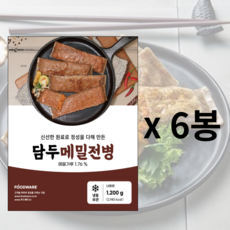 담두 메밀전병 1.2kg x 6봉, 6개