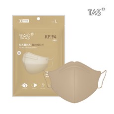 TAS 마스크 컬러에디션 KF94 새부리형 대형 1개입 50매, 베이지, 50개, 1개