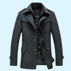 가을 겨울 남성 코트 모직 재킷 양복 칼라 남성 셔츠 남성 비즈니스 코트