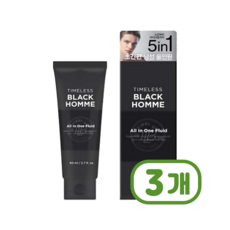 SNP 타임리스 블랙옴므 올인원로션 남성스킨케어 80ml x 3개