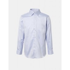 갤럭시 라이프스타일 [갤럭시] [REGULAR FIT] 스카이 블루 코튼 블렌드 도비 솔리드 셔츠 (MA0764GR3Q)