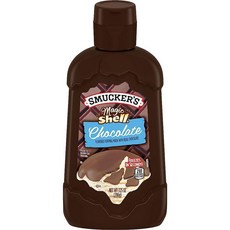 Smucker's Magic Shell 초콜릿 맛 아이스크림 토핑 205.5g(7.5온스) (8팩), 8개, 206g