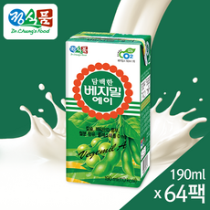 담백한 베지밀 A(에이) 검은콩 두유 190ml, 128개