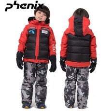 피닉스 아동 주니어 스키복 2122 Norway Alpine Team Kids Two-piece RD1