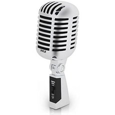 해외1362159 Classic Retro dyna마이크 Vocal 마이크로폰 마이크 - Old VIntage Style Unidirectional Car, One Size_Silver, 상세 설명 참조0, 상세 설명 참조0