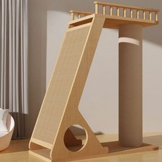  원목 대형 고양이 기둥형 스크래쳐 반려묘 수직 스크래처 특대형 캣타워, C.105x60x30(사이즈만 다름) 