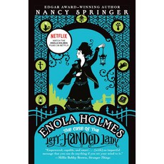 [원서] paperback Book Enola Holmes: The Case of the Left-Handed La 페이퍼백 책 에놀라 홈즈: 왼손잡이 여인의 사건: 에놀라 홈