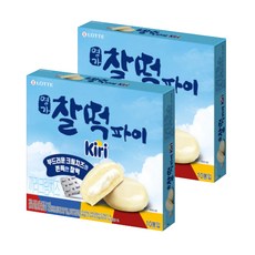 찰떡파이X끼리 크림치즈 크림치즈기획상품, 250g, 2개